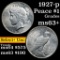 1927-p Peace Dollar $1 Grades Select+ Unc (fc)