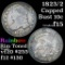 1823/2 Capped Bust Dime 10c Grades f+ (fc)