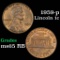 1959-p Lincoln Cent 1c Grades GEM Unc RB