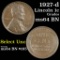 1927-d Lincoln Cent 1c Grades Choice Unc BN