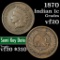 1870 Indian Cent 1c Grades vf, very fine (fc)