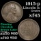 1915-p Lincoln Cent 1c Grades xf+