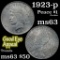 1923-p Peace Dollar $1 Grades Select Unc