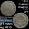 1811 Classic Head Large Cent 1c Grades g, good