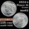 1924-s Peace Dollar $1 Grades Select Unc (fc)