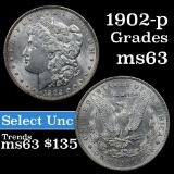 1902-p Morgan Dollar $1 Grades Select Unc