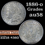 1886-o Morgan Dollar $1 Grades Choice AU/BU Slider (fc)