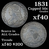 1831 Capped Bust Half Dollar 50c Grades xf (fc)