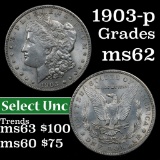 1903-p Morgan Dollar $1 Grades Select Unc