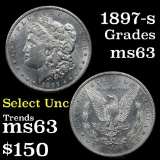 1897-s Morgan Dollar $1 Grades Select Unc