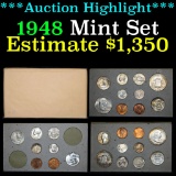 ***Auction Highlight*** Original 1948 United States Mint Set (fc)