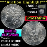 ***Auction Highlight*** 1899-s Morgan Dollar $1 Graded Choice Unc By USCG (fc)