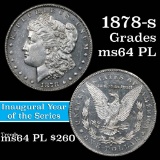 1878-s Morgan Dollar $1 Grades Choice Unc PL (fc)