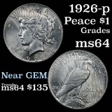 1926-p Peace Dollar $1 Grades Choice Unc