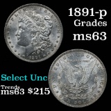 1891-p Morgan Dollar $1 Grades Select Unc (fc)