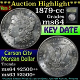 ***Auction Highlight*** 1879-cc Vam 5 Morgan Dollar $1 Graded Choice Unc By USCG (fc)