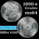 1890-s Morgan Dollar $1 Grades Choice Unc