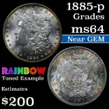 1885-p Morgan Dollar $1 Grades Choice Unc