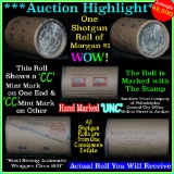 ***Auction Highlight*** Incredible Find, Uncirculated Morgan $1 Shotgun Roll cc & cc ends  (fc)