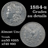 1884-s Morgan Dollar $1 Grades AU details