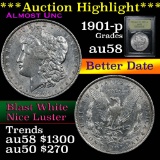 ***Auction Highlight*** 1901-p Morgan Dollar $1 Graded Choice AU/BU Slider by USCG (fc)