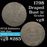 1798 Draped Bust Large Cent 1c Grades vg, very good (fc)