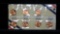 7 Piece 1982 Lincoln Cent Collection, All Gem Red Grades ms70, Perfection