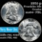 1951-p Franklin Half Dollar 50c Grades Choice Unc+ FBL