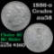 1886-o Morgan Dollar $1 Grades Choice AU/BU Slider (fc)