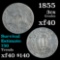 1855 3 Cent Silver 3cs Grades xf