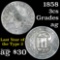 1858 3 Cent Silver 3cs Grades ag, almost good
