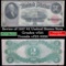 Series of 1917 $2 Legal Tender Note, Signatures of Speelman/White Grades vf+