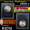 ***Auction Highlight*** REDFIELD HOARD 1890-s Morgan Dollar $1 Graded Select+ Unc By Paramount (fc)