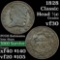 1828 Classic Head half cent 1/2c Grades vf++