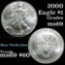 2000 Silver Eagle Dollar $1 Grades ms69