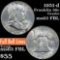 1951-d Franklin Half Dollar 50c Grades Select Unc FBL