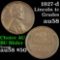 1927-d Lincoln Cent 1c Grades Choice AU/BU Slider