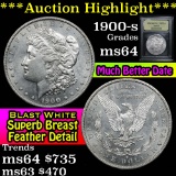 ***Auction Highlight*** 1900-s Morgan Dollar $1 Graded Choice Unc By USCG (fc)