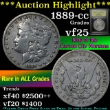 ***Auction Highlight*** 1889-cc Morgan Dollar $1 Graded vf+ by USCG (fc)