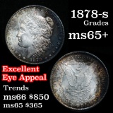 1878-s Morgan Dollar $1 Grades GEM+ Unc (fc)