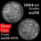 1884-cc Morgan Dollar $1 Grades Choice AU/BU Slider