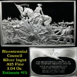 Bicentennial Ingot #29, Washington's Withdrawal Saves Continental Army - 1.84 oz sterling silver