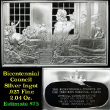 Bicentennial  13 original States Ingot #44, Articles Of Confederation - 1.84 oz sterling silver