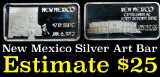 New Mexico 47th State Capital Santa Fe - 1 oz Silver Bar (.999 Pure)
