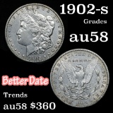 1902-s Morgan Dollar $1 Grades Choice AU/BU Slider (fc)