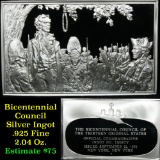 Bicentennial of 13 original States Ingot #30, Execution Of Nathan Hale - 1.84 oz sterling silver