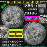***Auction Highlight*** 1886-o Vam 1A1 Morgan Dollar $1 Graded GEM Unc by USCG (fc)