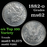 1882-o/s Top 100 Morgan Dollar $1 Grades Select Unc (fc)