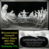 Bicentennial Ingot #24, North Carolina Leads Struggle For Indepence - 1.84 oz sterling silver