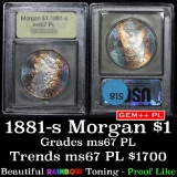 ***Auction Highlight*** 1881-s Morgan Dollar $1 Graded GEM++ PL By USCG (fc)
